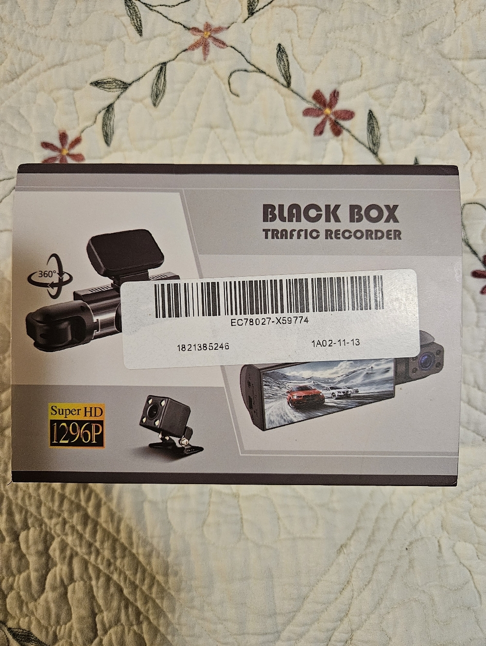 Black Box Traffic Recorder Dash Cam - Gray/Black